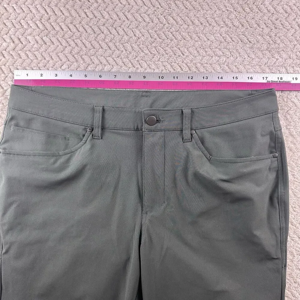 Lululemon ABC Classic Warpstreme Pants - Men's Size‎ 34- Green